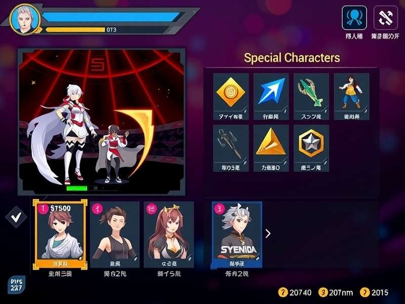 Surge Siwan Dynamo character selection screen